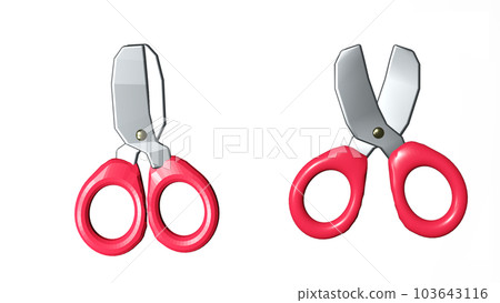 剪刀的 3d 圖標 剪刀的 3d 圖標 103643116