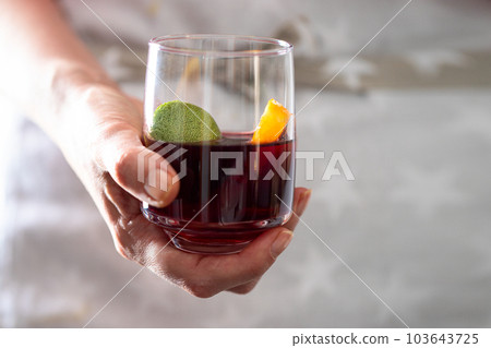 Spanish sangria drink 103643725