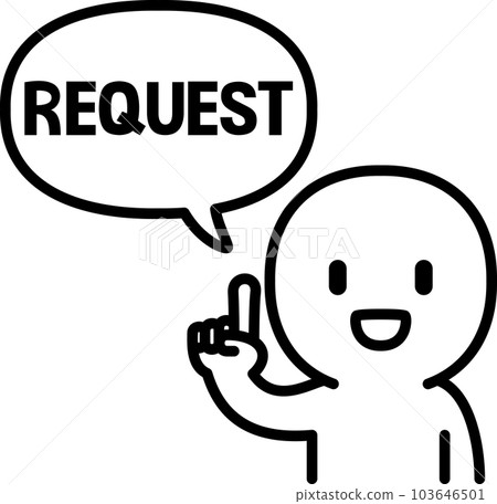 提出請求的人的變形圖 提出請求的人的變形圖 103646501