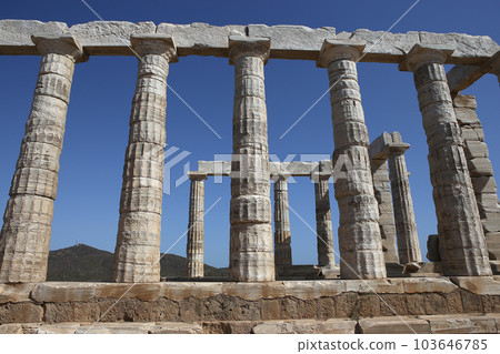 Temple of Poseidon, Attica peninsula, Greece Temple of Poseidon, Attica peninsula, Greece 103646785