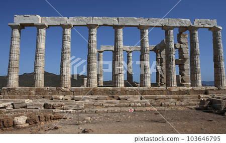 Temple of Poseidon, Attica peninsula, Greece Temple of Poseidon, Attica peninsula, Greece 103646795