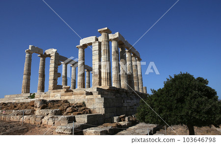Temple of Poseidon, Attica peninsula, Greece Temple of Poseidon, Attica peninsula, Greece 103646798