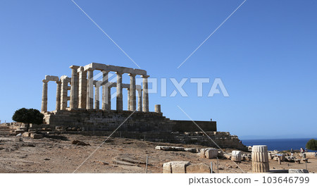 Temple of Poseidon, Attica peninsula, Greece Temple of Poseidon, Attica peninsula, Greece 103646799