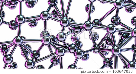 Illustration of metal balls and chains on a white background 3d render Illustration of metal balls and chains on a white background 3d render 103647033