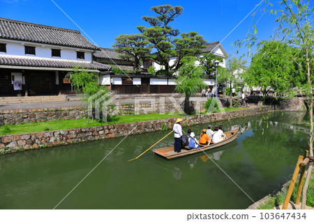 [Okayama Prefecture] Kurashiki Bikan Historical Quarter (boat sink) in fine weather 103647434