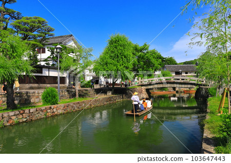 [Okayama Prefecture] Kurashiki Bikan Historical Quarter (boat sink) in fine weather 103647443