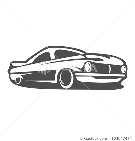 Muscle cars icon design 103647474