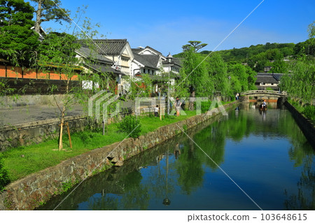 [岡山縣]天氣晴朗的倉敷美觀地區（沉船） 103648615