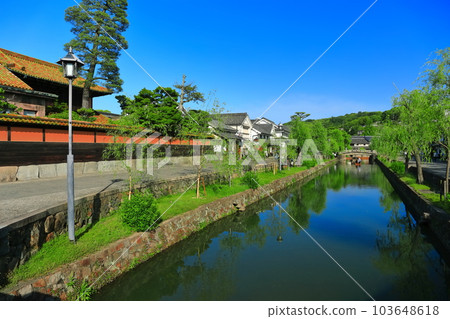 [岡山縣]天氣晴朗的倉敷美觀地區（沉船） 103648618