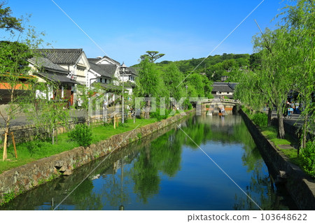 [Okayama Prefecture] Kurashiki Bikan Historical Quarter (boat sink) in fine weather 103648622