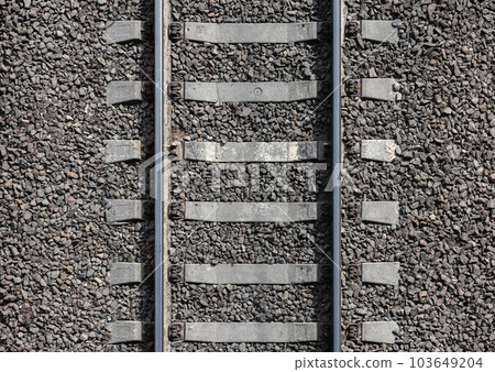 Railway background texture, top view Railway background texture, top view 103649204