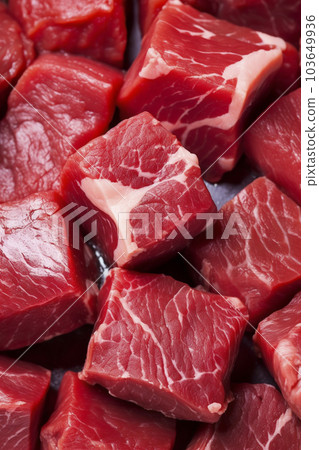 Fresh raw beef lump "AI generated image" 103649936