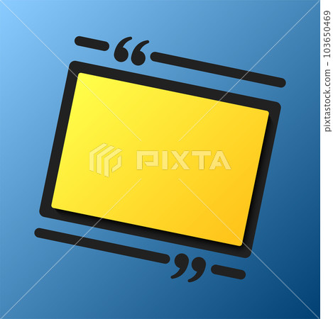 Quote frame blank, text quote boxes, message Quote frame blank, text quote boxes, message 103650469