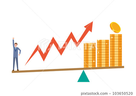 槓桿投資形像說明 槓桿投資形像說明 103650520