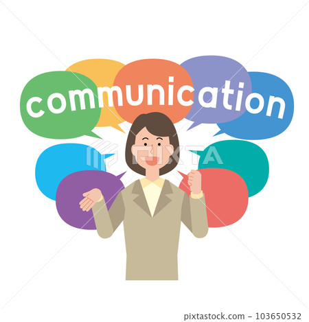 woman communicating woman communicating 103650532