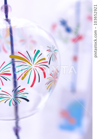 夏天的形象,煙花風鈴 夏天的形象,煙花風鈴 103652921