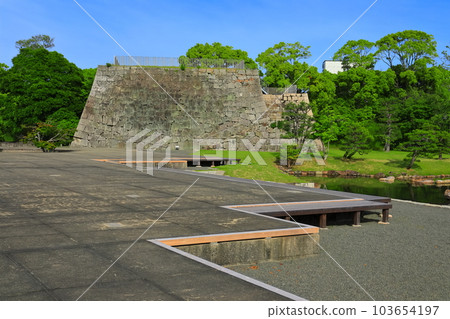 [兵庫縣]晴天的赤穗城遺址（天守閣） 103654197