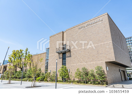 Osaka City, Osaka Prefecture, Osaka City Museum of Oriental Ceramics in fine weather Osaka City, Osaka Prefecture, Osaka City Museum of Oriental Ceramics in fine weather 103655459