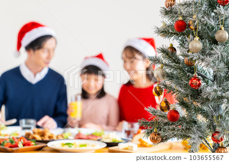 young family at christmas young family at christmas 103655567