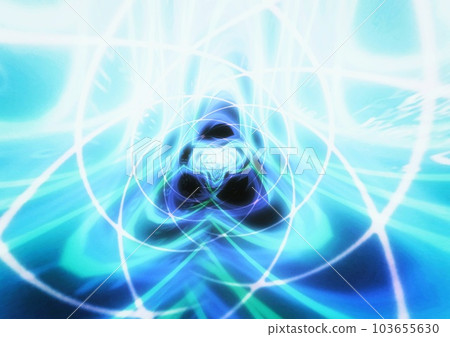 Abstract background with geometric blue rays swirling 103655630