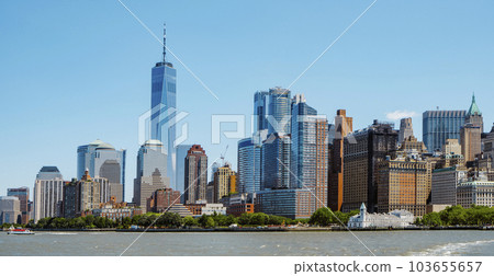 Financial District of NYC since the Hudson River 103655657
