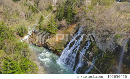 Biei Town Shirahige Waterfall 2 103656456