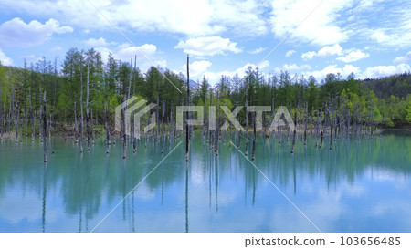 Biei Town Shirogane Blue Pond 5 Biei Town Shirogane Blue Pond 5 103656485