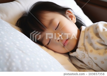 日本嬰兒安睡 AI 生成圖像 103657358