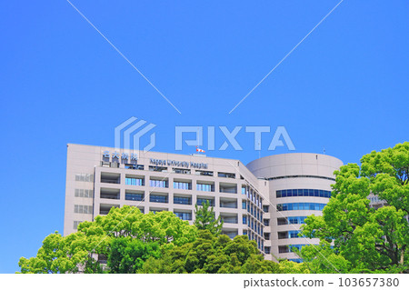 名古屋市鶴舞公園和明代醫院的新綠風光 103657380