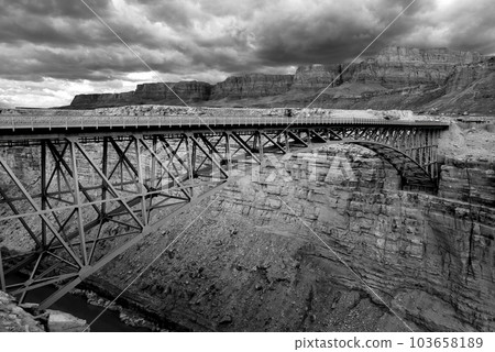 Bridge at Lee`s Ferry Arizona Infrared 103658189