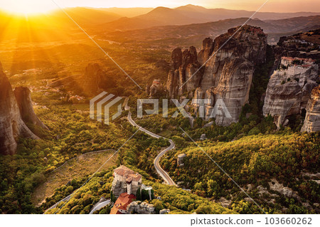 Meteora rocks, Greece. 103660262