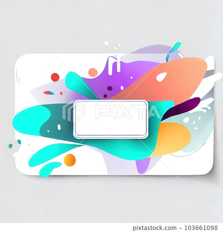 blank label,Abstract Vector Packaging Design Layouts,colorful splashes of paint  103661098