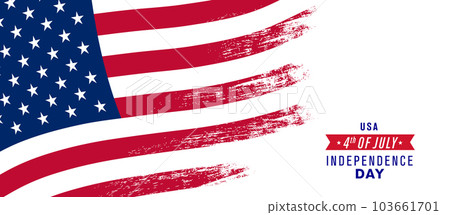 USA happy independence day greeting card, banner vector illustration USA happy independence day greeting card, banner vector illustration 103661701