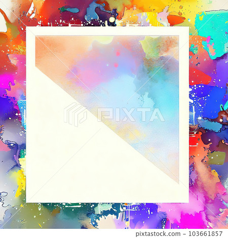 colorful splashes of paint, geometric, abstract art copy space colorful splashes of paint, geometric, abstract art copy space 103661857