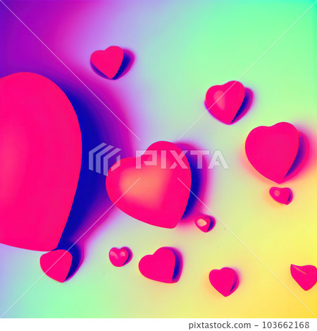 valentine's day theme copy space 103662168