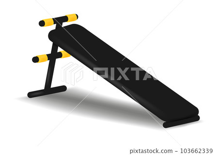 Realistic vector illustration. Sport equipment. Realistic equipment for fitness and power weight lifting exercises Realistic vector illustration. Sport equipment. Realistic equipment for fitness and power weight lifting exercises 103662339