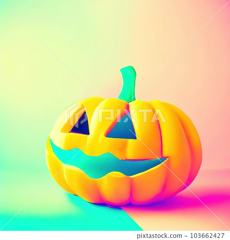 Pumpkin decoration for Halloween theme 103662427