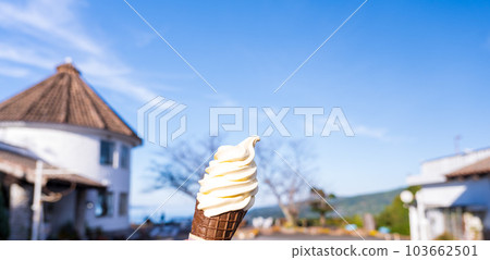 Local product soft-serve ice cream ``Tourist Farm Spot Fukuda Farm Winery Landscape'' (Minamata City, Kumamoto Prefecture) Local product soft-serve ice cream ``Tourist Farm Spot Fukuda Farm Winery Landscape'' (Minamata City, Kumamoto Prefecture) 103662501