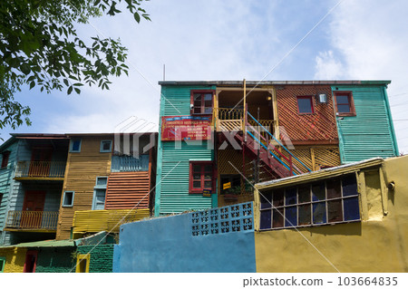 Caminito painted houses, La Boca, Buenos Aires 103664835