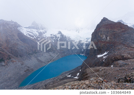 Laguna Sucia view, Fitz Roy mountain, Patagonia 103664849