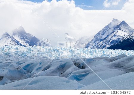 Walking on Perito Moreno glacier Patagonia, Argentina 103664872