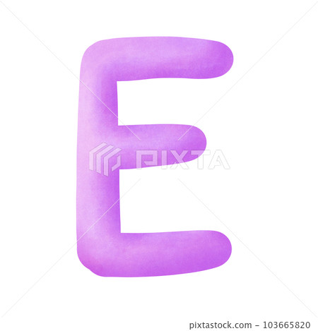 E capital letter 103665820