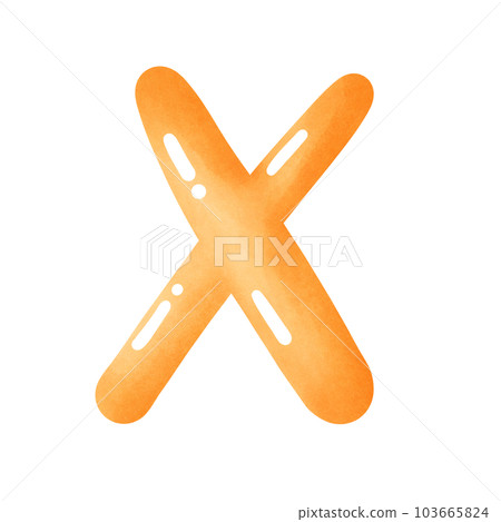 X capital letter X capital letter 103665824