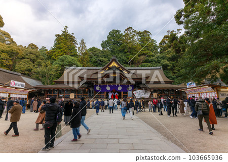 Yamanobe Road Miwa, Sakurai City Omiwa Shrine Worship Hall January 5, 2023 103665936