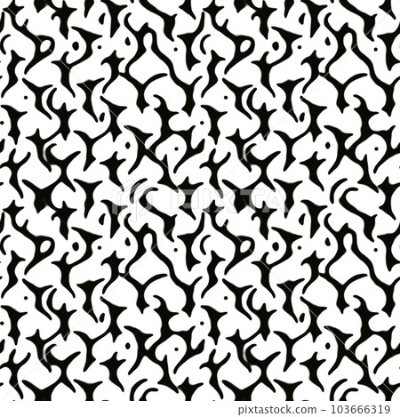 Oriental ethnic lattice design in contrast colors, seamless abstract background. Modern Luxury Graphic Ornament Oriental ethnic lattice design in contrast colors, seamless abstract background. Modern Luxury Graphic Ornament 103666319