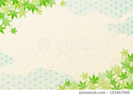 Summer, hot summer greeting card, Japanese paper background, cloud, mid-year gift, Japanese pattern, hemp leaf Summer, hot summer greeting card, Japanese paper background, cloud, mid-year gift, Japanese pattern, hemp leaf 103667990