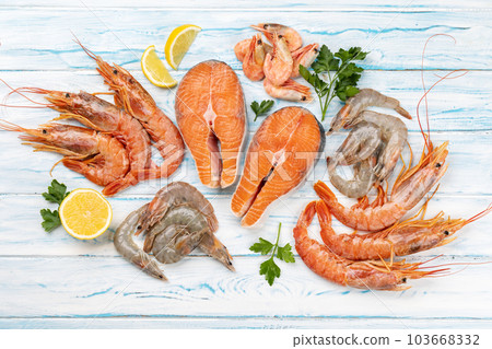 Fresh seafood Fresh seafood 103668332