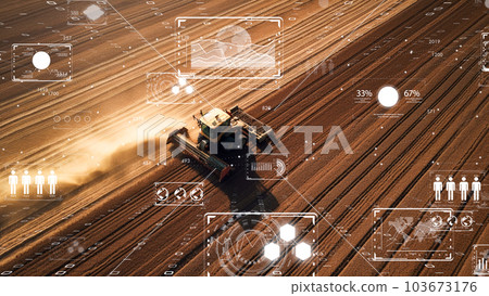 農業現代化、數字農業形象、利用大數據的農業改革 農業現代化、數字農業形象、利用大數據的農業改革 103673176