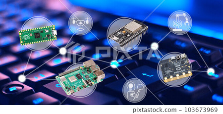 電子設備小工具微晶片影像素材 103673969