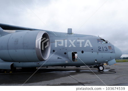 Air Self-Defense Force C2 transport aircraft on display at the Yokota Air Base Friendship Festival Air Self-Defense Force C2 transport aircraft on display at the Yokota Air Base Friendship Festival 103674539
